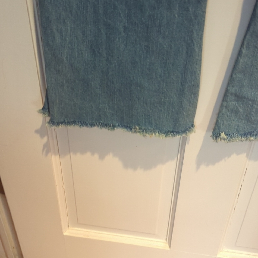 BDG Multicolor Patchwork Flare Jeans NWT - image 8